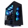 Sharkoon REBEL C80M RGB, Midi Tower, PC, Noir, ATX, micro ATX, Mini-ITX, Métal, Jouer