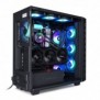 Sharkoon REBEL C80M RGB, Midi Tower, PC, Noir, ATX, micro ATX, Mini-ITX, Métal, Jouer