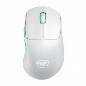Cherry XTRFY M64 Wireless, RF sans fil, 26000 DPI, Bleu, Turquoise, Blanc