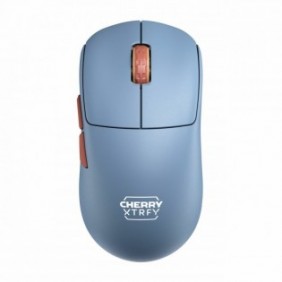 Cherry XTRFY M68 Wireless, RF sans fil, 26000 DPI, Noir, Bleu, Marron
