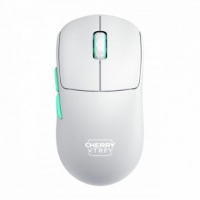 Cherry XTRFY M68 Wireless, RF sans fil, 26000 DPI, Bleu, Turquoise, Blanc