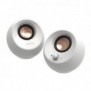 Creative Labs Pebble V3, 2.0 canaux, Avec fil &sans fil, 10 W, 100 - 17000 Hz, Blanc