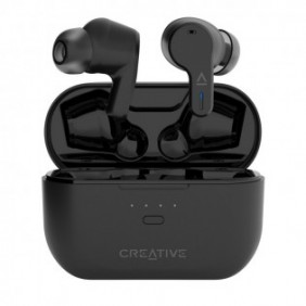 Creative Labs Zen Air Pro, True Wireless Stereo , 20 - 20000 Hz, AppelsMusiqueSportAu quotidien, Casque, Noir