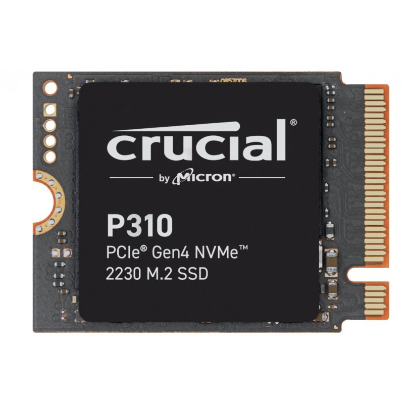 Crucial P310 1TB PCIe Gen4 NVMe 2230 M.2 SSD, 1 To, M.2, 7100 Mos