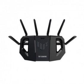 ASUS TUF Gaming BE6500 TUF-BE6500, Wi-Fi 7 802.11be, Bi-bande 2,4 GHz  5 GHz, EthernetLAN, Noir, Routeur