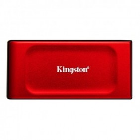 Kingston 1To SSD externe XS1000 USB 3.2 Gen 2, Rouge, 1 To, USB Type-C, 3.2 Gen 2 3.1 Gen 2, 1050 Mos, Rouge
