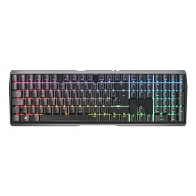 Cherry MX 3.0S Wireless, Sans fil, RF sans fil + Bluetooth, Clavier mécanique, QWERTZ, LED RGB, Noir