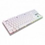 Cherry MX 8.2 TKL Wireless RGB, Avec fil &sans fil, USB + RF Wireless + Bluetooth, Clavier mécanique, QWERTZ, LED RGB, Blanc