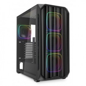 Sharkoon AK5M RGB, Midi Tower, PC, Noir, ATX, micro ATX, Mini-ITX, Multi, Ventilateur