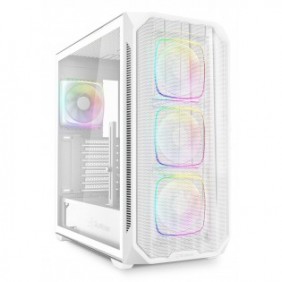 Sharkoon AK5M RGB, Midi Tower, PC, Blanc, ATX, micro ATX, Mini-ITX, Multi, Ventilateur