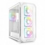 Sharkoon AK5G RGB, Midi Tower, PC, Blanc, ATX, micro ATX, Mini-ITX, Multi, Ventilateur