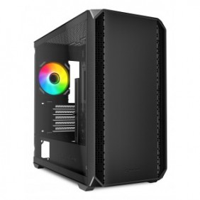Sharkoon MK2 RGB, Micro Tower, PC, Noir, micro ATX, Mini-ITX, Multi, Ventilateur