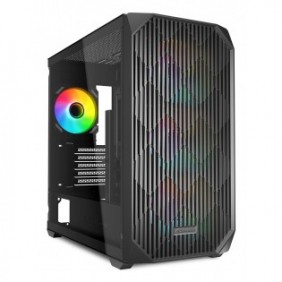 Sharkoon MK3 RGB, Micro Tower, PC, Noir, micro ATX, Mini-ITX, Multi, Ventilateur