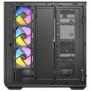 Antec C7 ARGB, Midi Tower, PC, Noir, ATX, EATX, ITX, micro ATX, Verre, Plastique, Acier, 18 cm