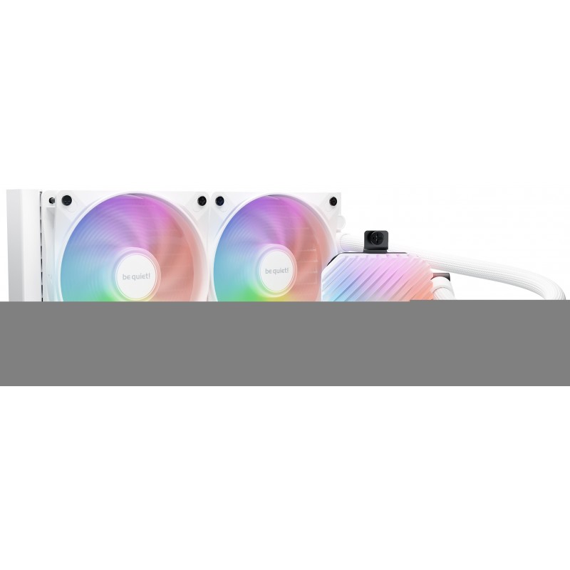 Be Quiet! Light Loop 240 mm White | Système de refroidissement liquide tout-en-un, 240 mm, blanc, socket Intel et AMD, ARGB, Refroidisseur de liquide tout-en-un, 12 cm, 105,1 m³h, Blanc