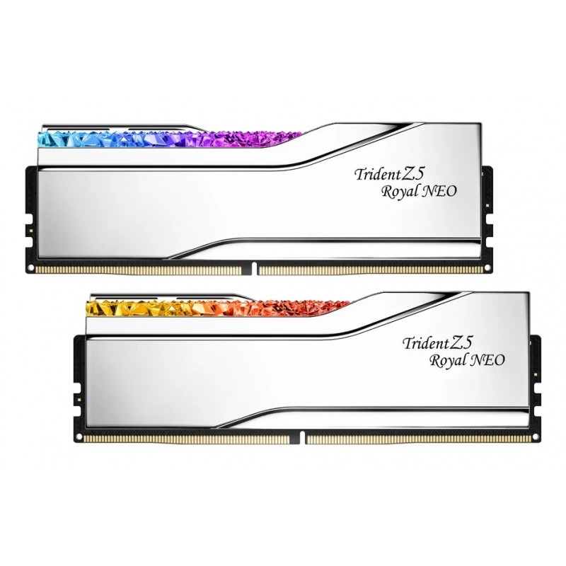 G.Skill Trident Z5 Royal Neo F5-8000J4048G24GX2-TR5NS, 48 Go, 2 x 24 Go, DDR5, 8000 MHz, 288-pin DIMM