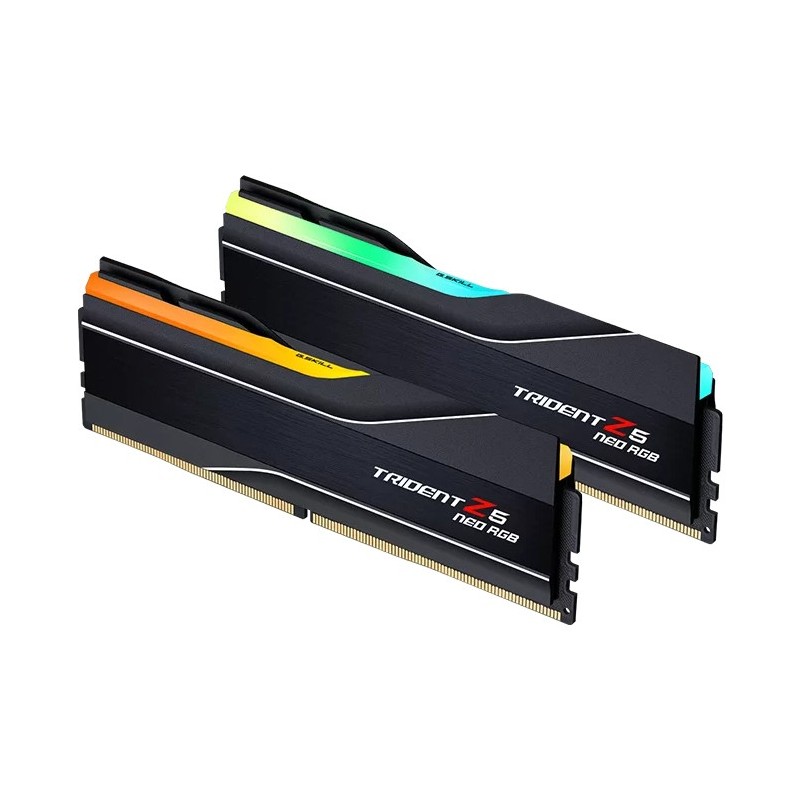 G.Skill Trident Z5 RGB F5-8000J4048G24GX2-TZ5NR, 48 Go, 2 x 24 Go, DDR5, 8000 MHz, 288-pin DIMM