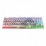 Cherry XTRFY MX 8.2 TKL Wireless XAGA, Sans fil, USB + RF Wireless + Bluetooth, Clavier mécanique, QWERTZ, LED RGB, Blanc