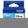 Brother BTAG-133, Bleu sur transparent, Brother, P-touch PT-N10, PT-N20, PT-N25BT, 1,2 cm, 4 m, 1 pièce