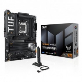 ASUS TUF GAMING X870-PLUS WIFI, AMD, Emplacement AM5, AMD Ryzen 7000 Series, AMD Ryzen 8000 Series, AMD Ryzen 9000 Series, DDR5-SDRAM, 192 Go, DIMM