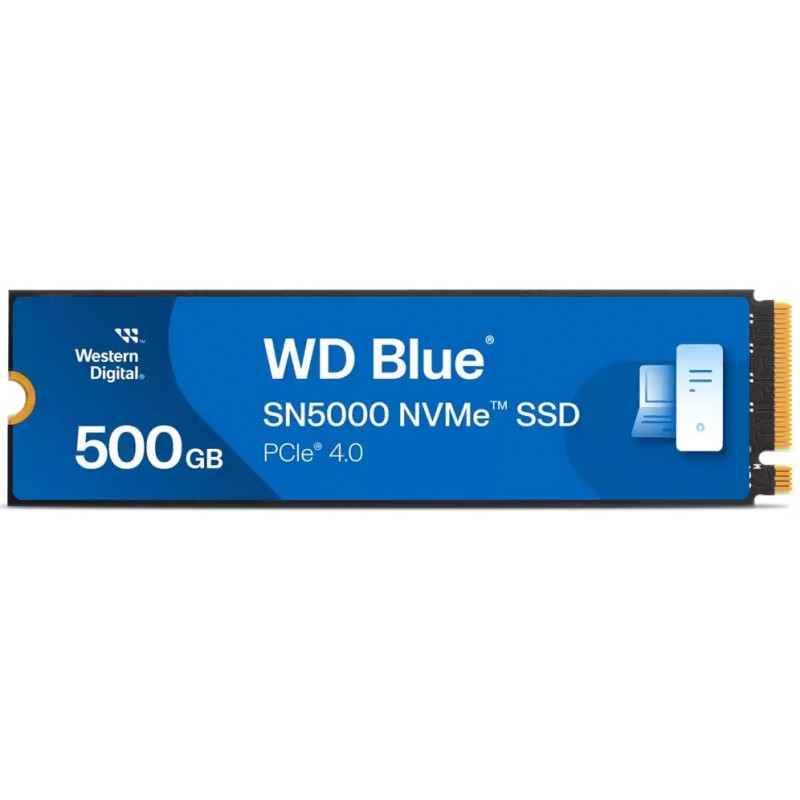 WD WD Blue SN5000 NVMe, 500 Go, M.2, 5000 Mos, 5,5 Gbits