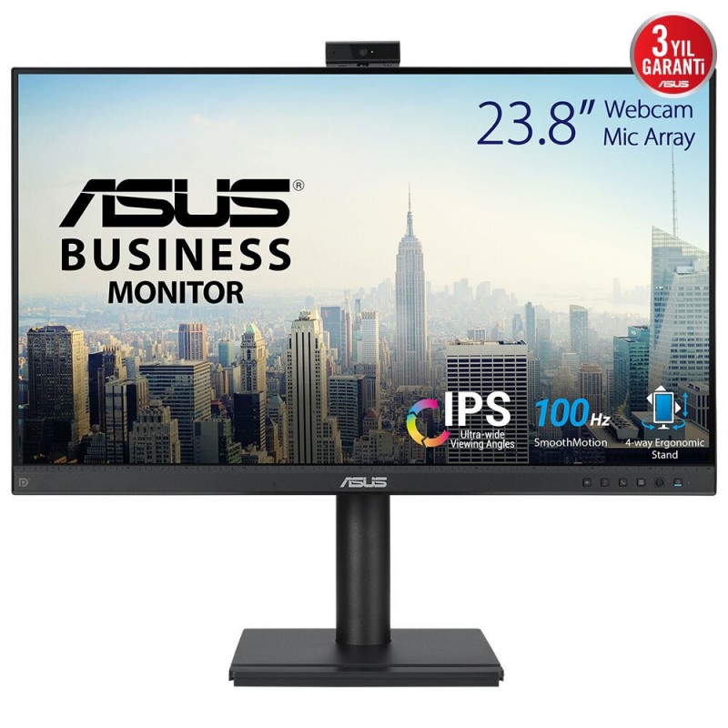ASUS BE249QFK, 60,5 cm 23.8", 1920 x 1080 pixels, Full HD, LCD, 5 ms, Noir