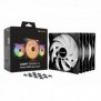 Be Quiet! Light Wings LX 140 mm PWM | Ventilateur PC ARGB high-speed, Pack de 3, Ventilateur, 14 cm, 1800 trmin, 127,9 m³h, Noir
