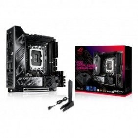 ASUS ROG STRIX Z890-I GAMING WIFI, Intel, LGA 1851 Socket V1, Intel Core Ultra Series 2, DDR5-SDRAM, 96 Go, DIMM