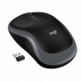 Logitech M185, Ambidextre, Optique, RF sans fil, 1000 DPI, Gris