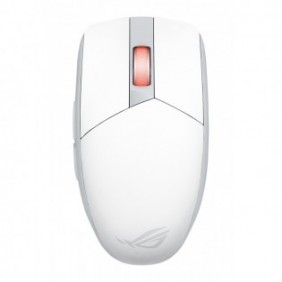 ASUS ROG Strix Impact III Wireless, Ambidextre, Optique, RF sans fil + Bluetooth, 36000 DPI, Blanc