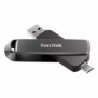 SanDisk SDDDE1-1T00-G46, 1 To, USB Type-CUSB Type-A, 3.2 Gen 2 3.1 Gen 2, 1000 Mos, Pivotant, Noir