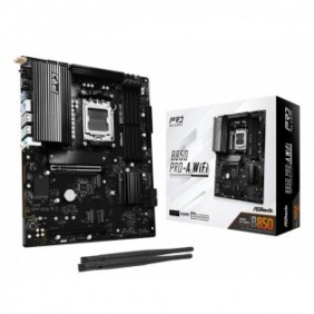 ASRock B850 Pro-A WiFi, AMD, Emplacement AM5, AMD Ryzen 7000 Series, AMD Ryzen 8000 Series, AMD Ryzen 9000 Series, Emplacement AM5, DDR5-SDRAM, 256 Go