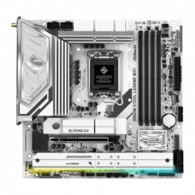 ASRock B860M Steel Legend WiFi, Intel, LGA 1851 Socket V1, Intel Core Ultra Series 2, DDR5-SDRAM, 256 Go, DIMM