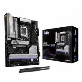 ASRock B860 LiveMixer WiFi, Intel, LGA 1851 Socket V1, Intel Core Ultra Series 2, LGA 1851, DDR5-SDRAM, 256 Go