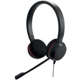 Jabra Evolve 20, Avec fil, 150 - 7000 Hz, BureauCentre d'appels, 132 g, Casque, Noir