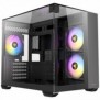 Antec CX600M Trio ARGB, Mini Tower, PC, Noir, Transparent, ITX, Micro-ITX, Verre, Acier, Verre trempé, Multi