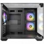 Antec CX600M Trio ARGB, Mini Tower, PC, Noir, Transparent, ITX, Micro-ITX, Verre, Acier, Verre trempé, Multi