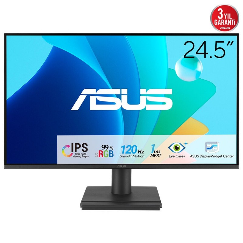 ASUS VA259HGA, 62,2 cm 24.5", 1920 x 1080 pixels, Full HD, LCD, Noir