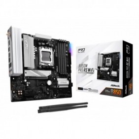 ASRock B850M Pro RS WiFi, AMD, Emplacement AM5, AMD Ryzen 7000 Series, AMD Ryzen 8000 Series, AMD Ryzen 9000 Series, Emplacement AM5, DDR5-SDRAM, 256 Go