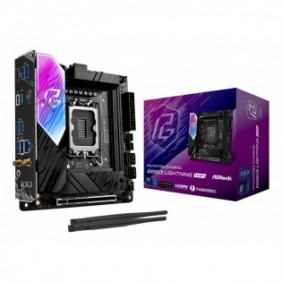 ASRock B860I Lightning WiFi, Intel, LGA 1851 Socket V1, DDR5-SDRAM, 128 Go, DIMM, Double canal