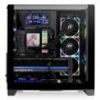 Thermaltake View 390 Air, Midi Tower, PC, Noir, ATX, micro ATX, Mini-ITX, SPCC, Verre trempé, Gaming