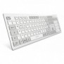 Sharkoon OfficePal K30W wh, Sans fil, USB, Commutateur de touche « ciseaux », QWERTZ, Blanc