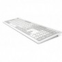 Sharkoon OfficePal K30W wh, Sans fil, USB, Commutateur de touche « ciseaux », QWERTZ, Blanc