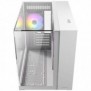 Antec CX600M Trio ARGB White, Mini Tower, PC, Transparent, Blanc, ITX, Micro-ITX, Verre, Acier, Verre trempé, Jouer