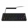 Sharkoon 100065630, 60%, Avec fil, USB, QWERTZ, LED RGB, Noir