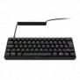 Sharkoon 100065630, 60%, Avec fil, USB, QWERTZ, LED RGB, Noir