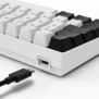 Sharkoon SGK50 S4, 60%, Avec fil, USB, QWERTZ, LED RGB, Blanc