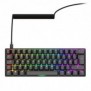 Sharkoon 100065629, 60%, Avec fil, USB, QWERTZ, LED RGB, Noir