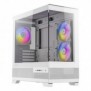 Antec CX500m ARGB, Mini Tower, PC, Blanc, ITX, micro ATX, Verre, Acier, 16,5 cm