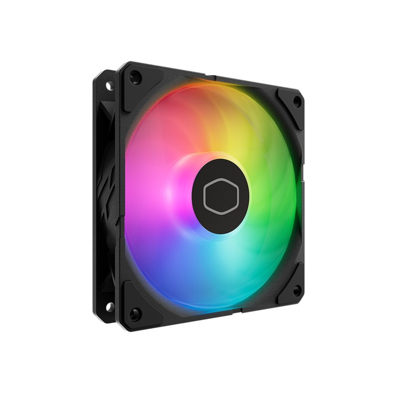 Cooler Master SickleFlow Edge 120 ARGB, Ventilateur, 12 cm, 690 trmin, 2500 trmin, 120 m³h, Noir